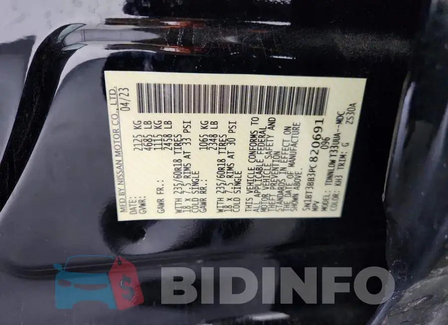 5N1BT3BB3PC820691 Photo# 13