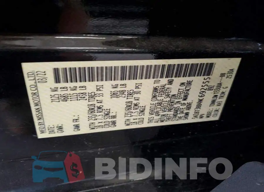 5N1BT3BB4NC692555 Photo# 13