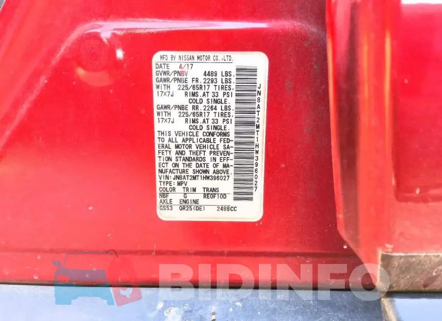 JN8AT2MT1HW396027 Photo# 5