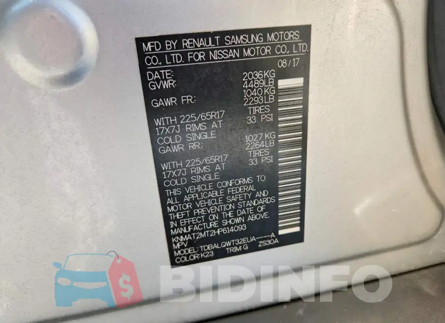 KNMAT2MT2HP614093 Photo# 12