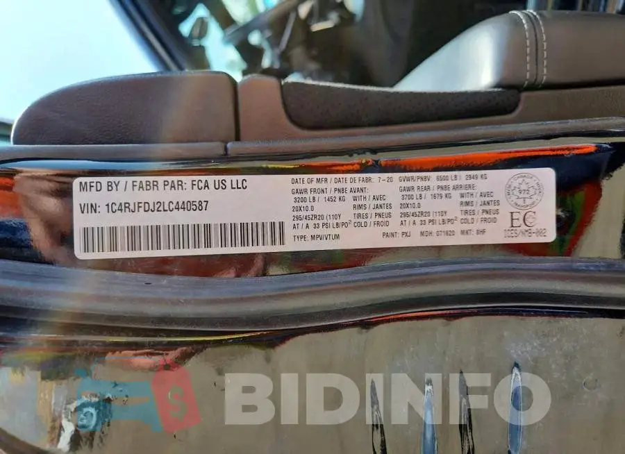 1C4RJFDJ2LC440587 Photo# 14