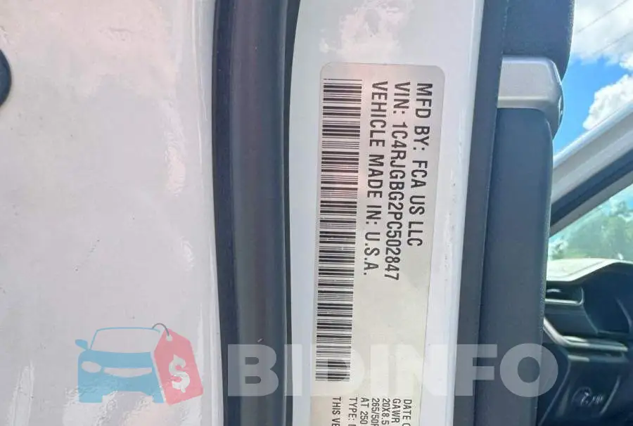 1C4RJGBG2PC502847 Photo# 10