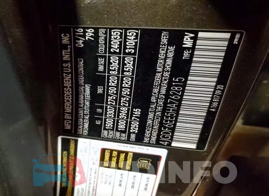 4JGDF6EE5HA762815 Photo# 14