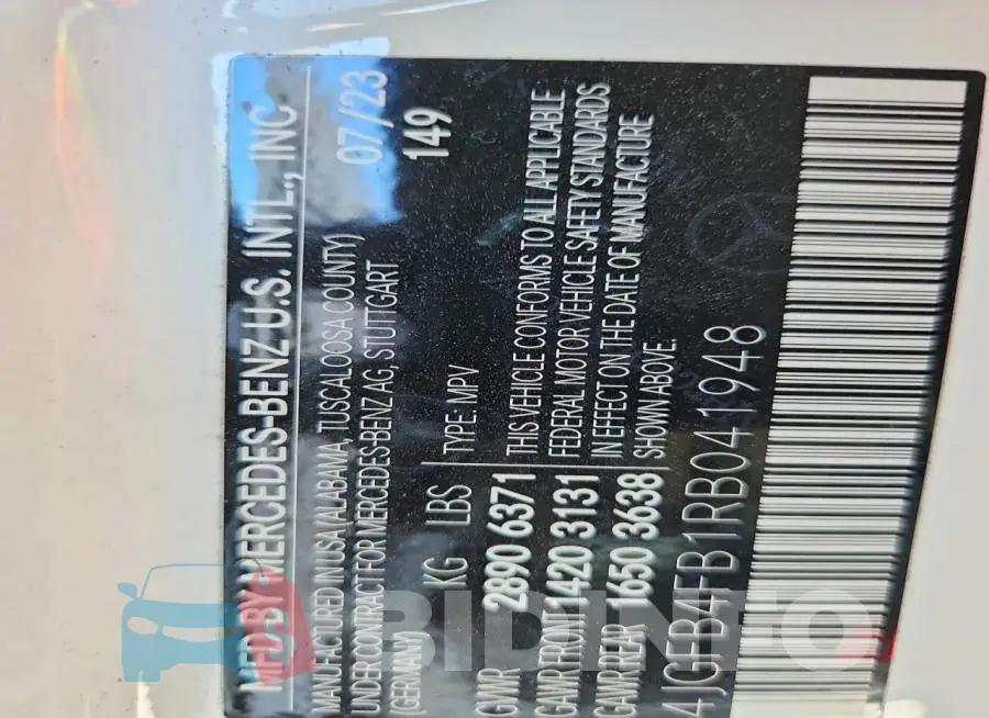 4JGFB4FB1RB041948 Photo# 13