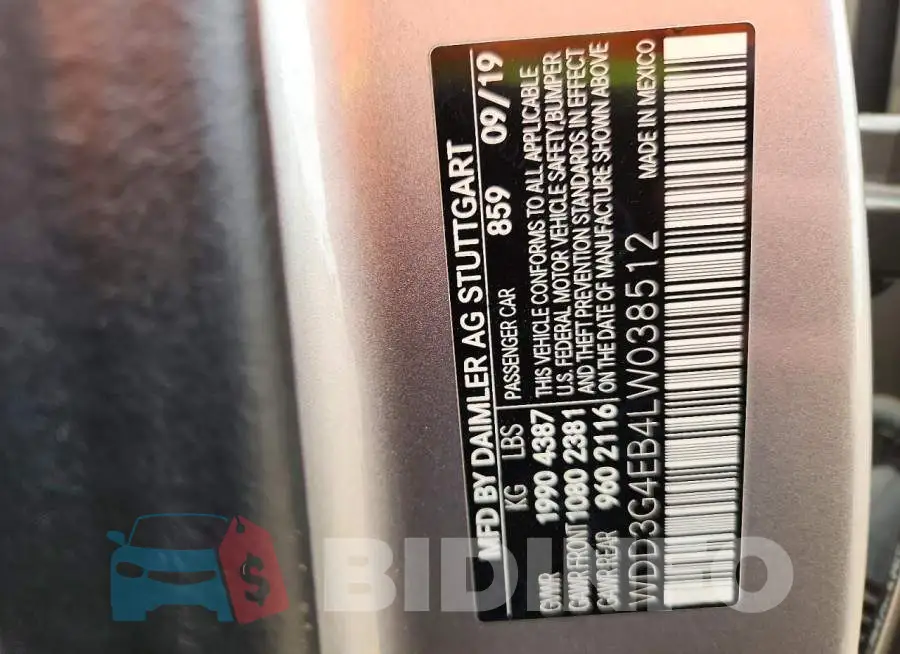 WDD3G4EB4LW038512 Photo# 12