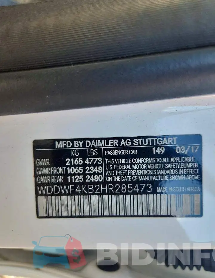 WDDWF4KB2HR285473 Photo# 13