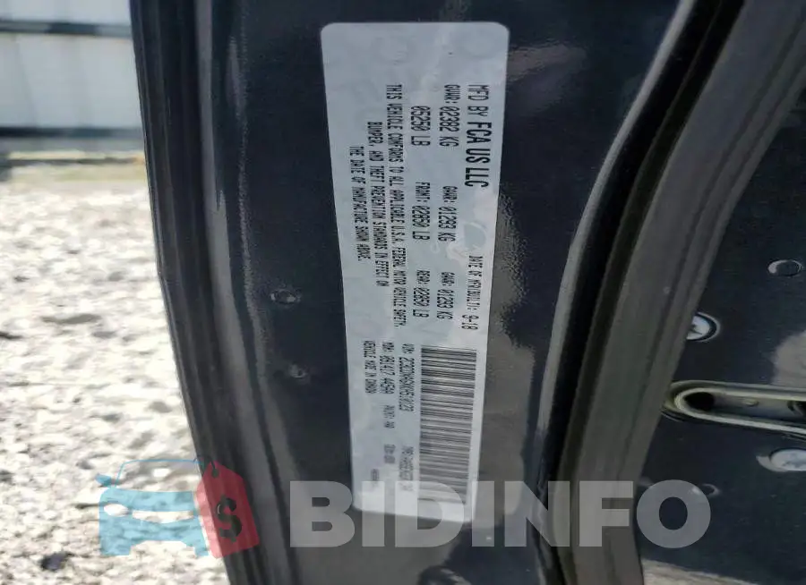 2C3CDXAGXKH510123 Photo# 12