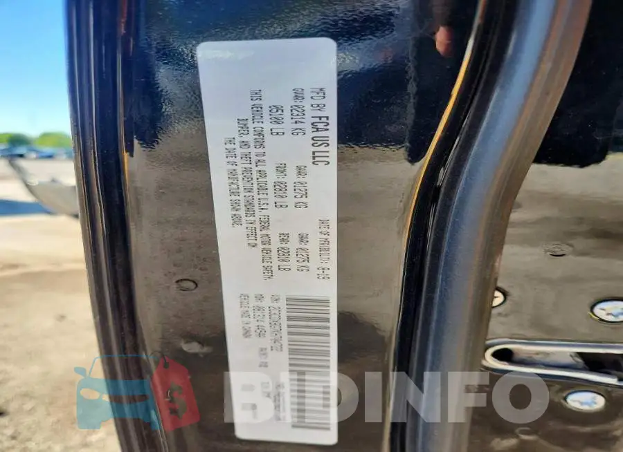 2C3CDXBG7KH704722 Photo# 13