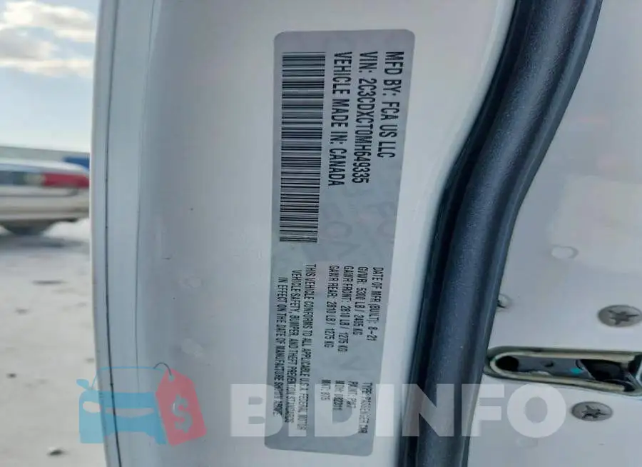 2C3CDXCT0MH649335 Photo# 13