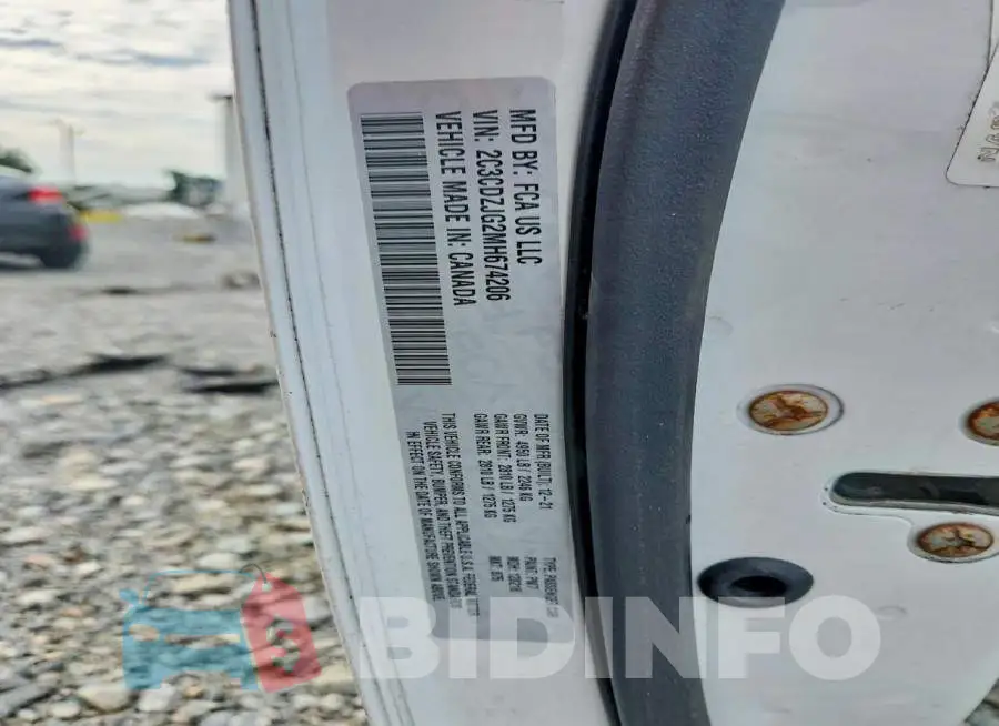 2C3CDZJG2MH674206 Photo# 12