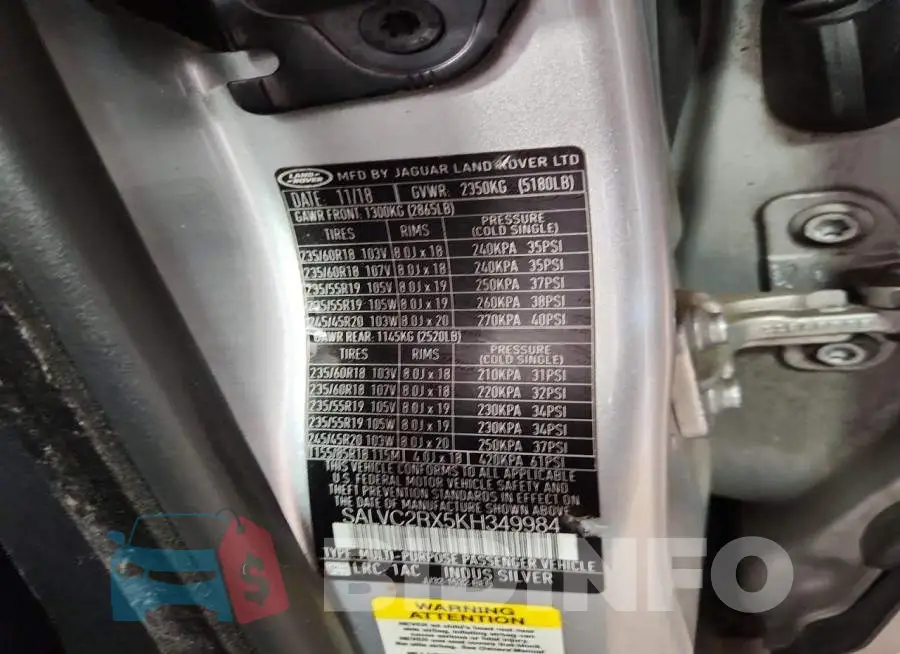 SALVC2RX5KH349984 Photo# 13