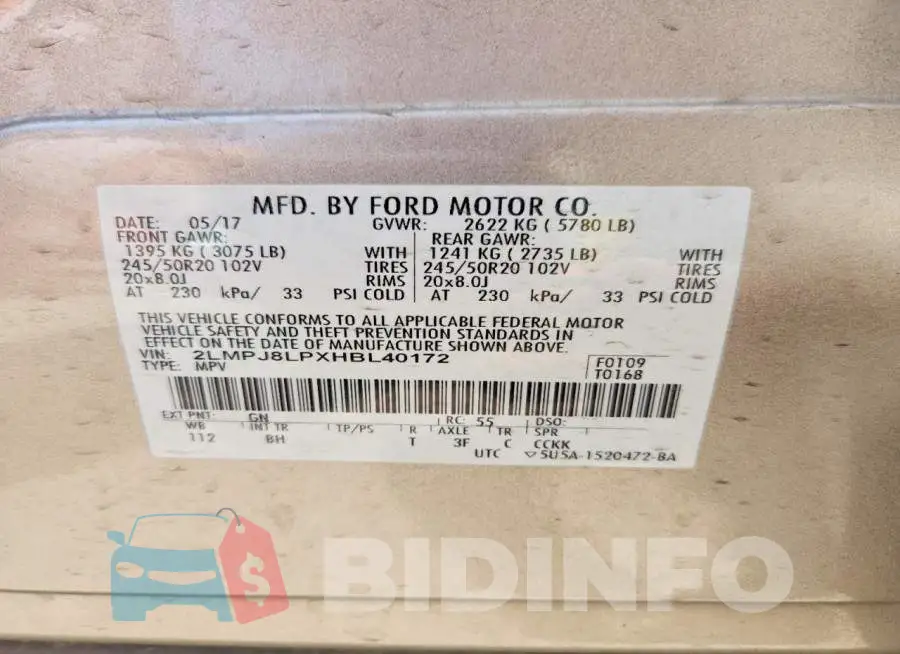 2LMPJ8LPXHBL40172 Photo# 13