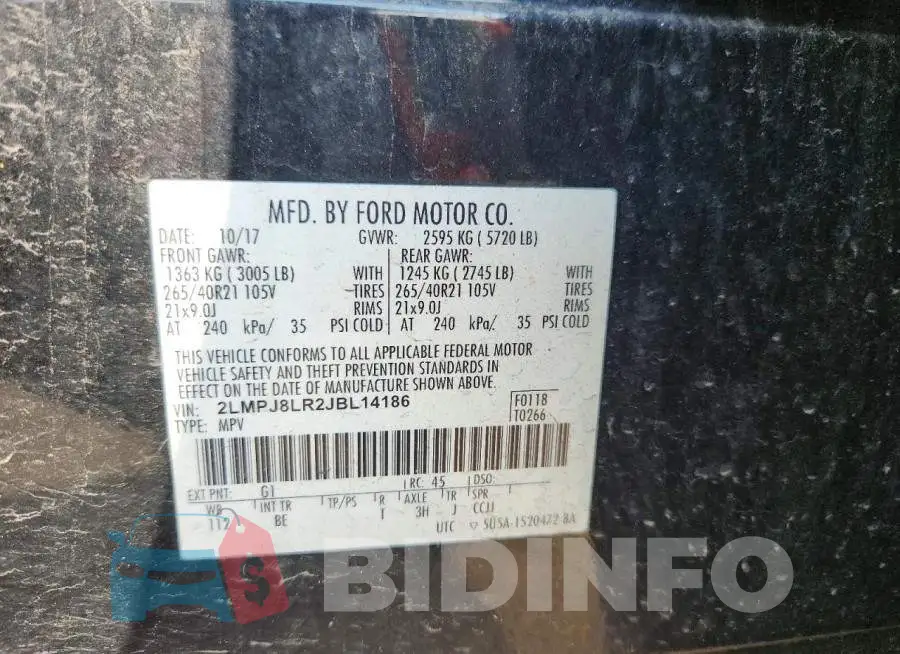 2LMPJ8LR2JBL14186 Photo# 13