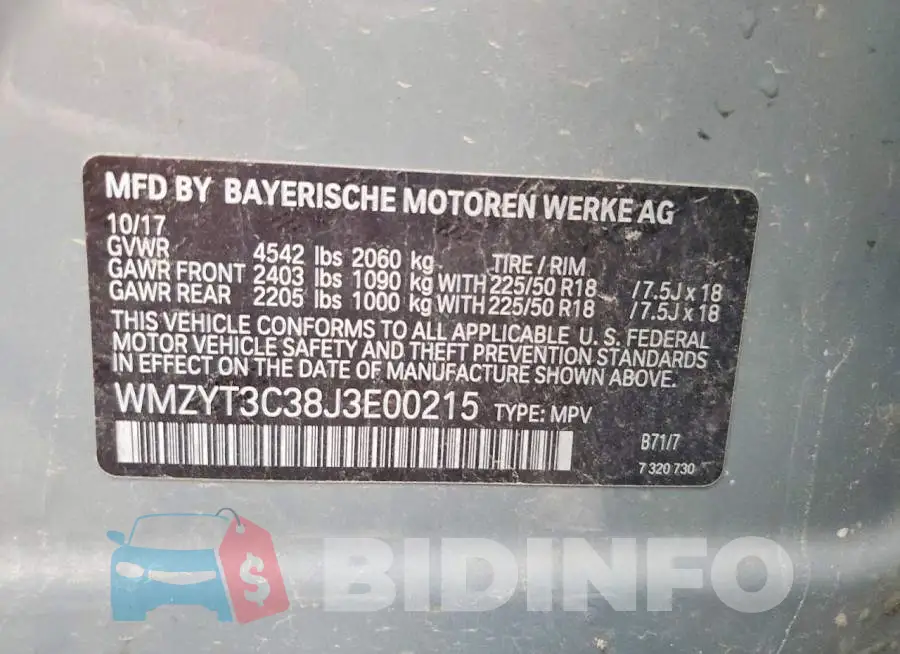WMZYT3C38J3E00215 Photo# 12