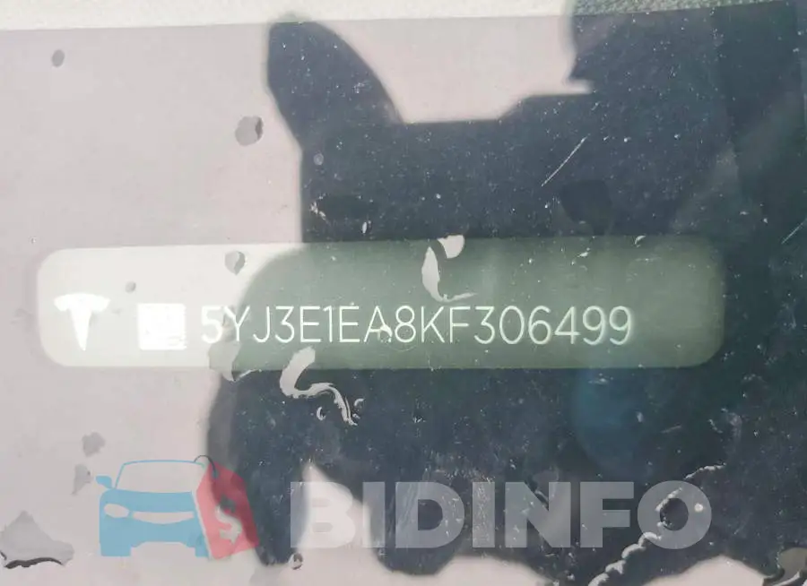 5YJ3E1EA8KF306499 Photo# 12
