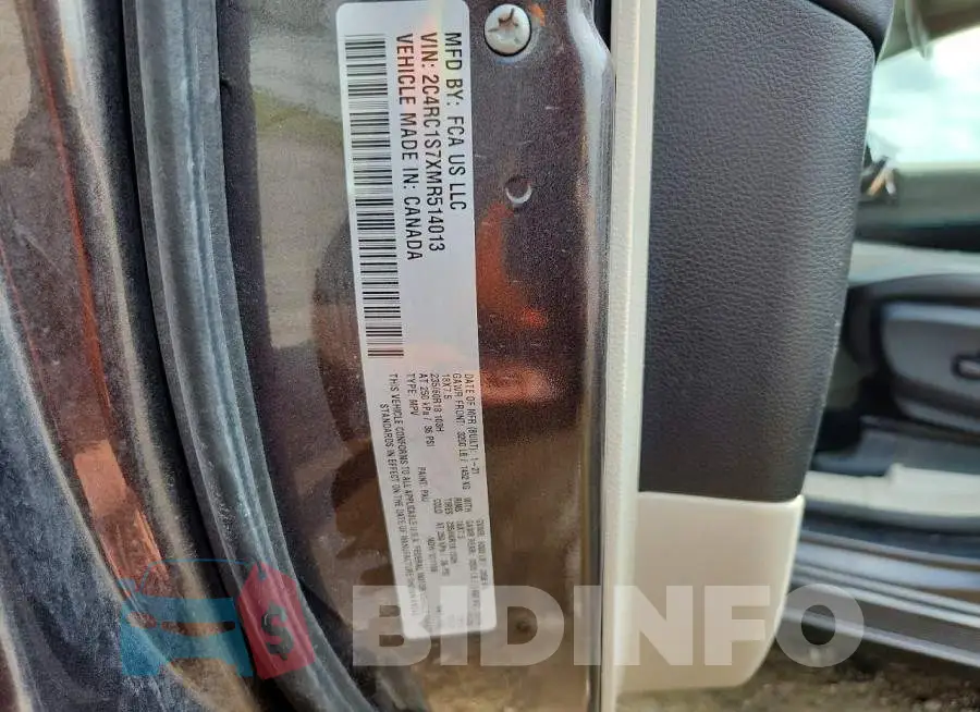 2C4RC1S7XMR514013 Photo# 13