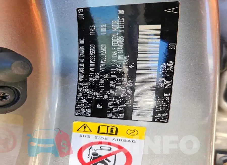 2T2ZZMCA8KC151410 Photo# 12