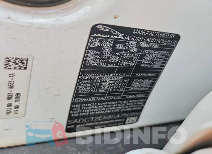 SADCT2EX8SA750950 Photo# 13