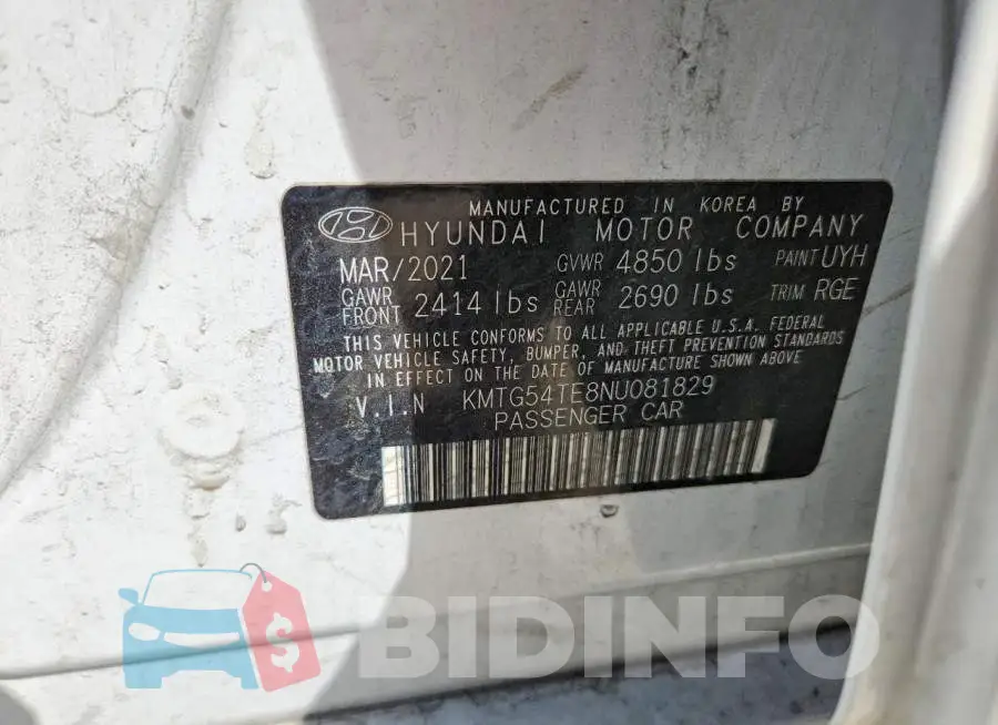 KMTG54TE8NU081829 Photo# 13