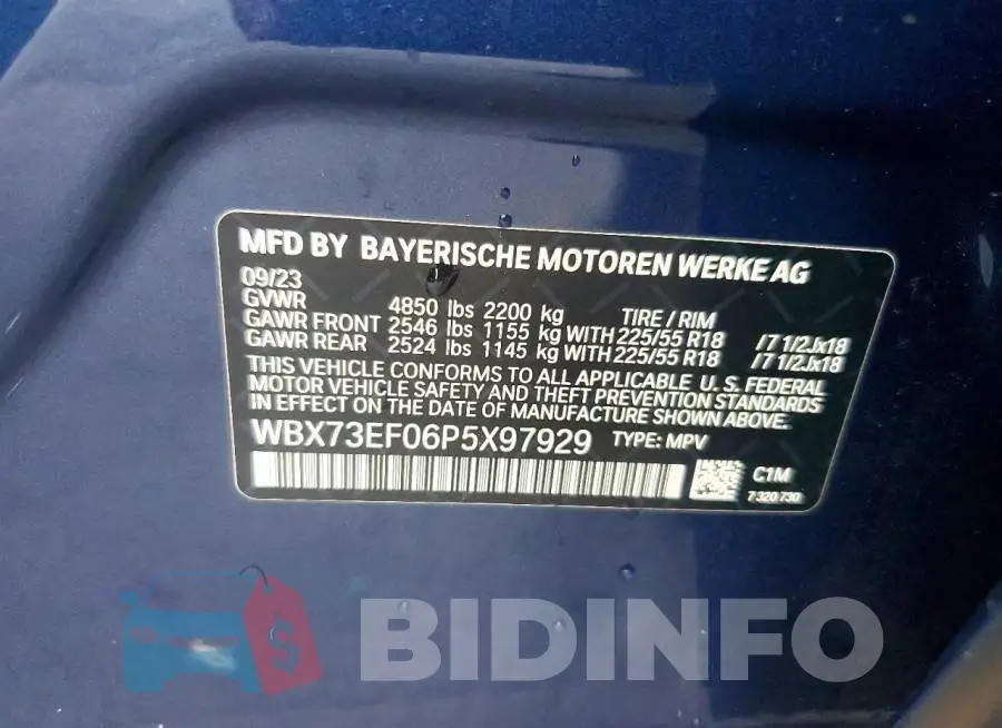 WBX73EF06P5X97929 Photo# 13