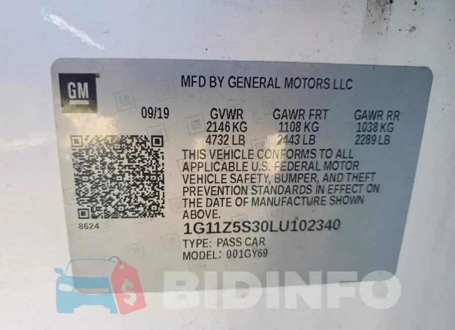 1G11Z5S30LU102340 Photo# 13
