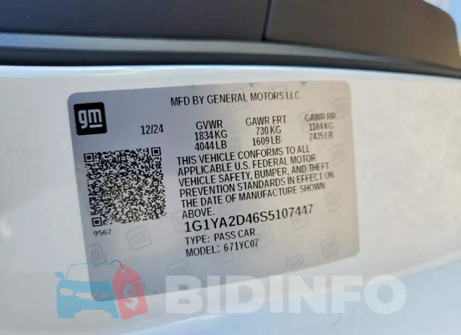 1G1YA2D46S5107447 Photo# 12