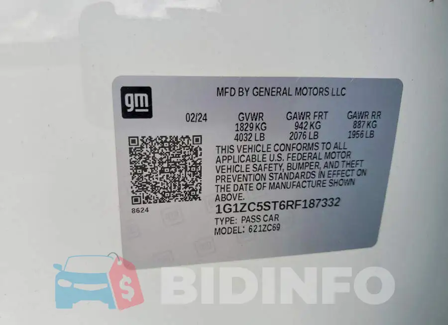 1G1ZC5ST6RF187332 Photo# 12