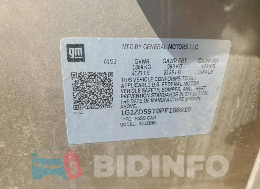 1G1ZD5ST0PF166910 Photo# 12