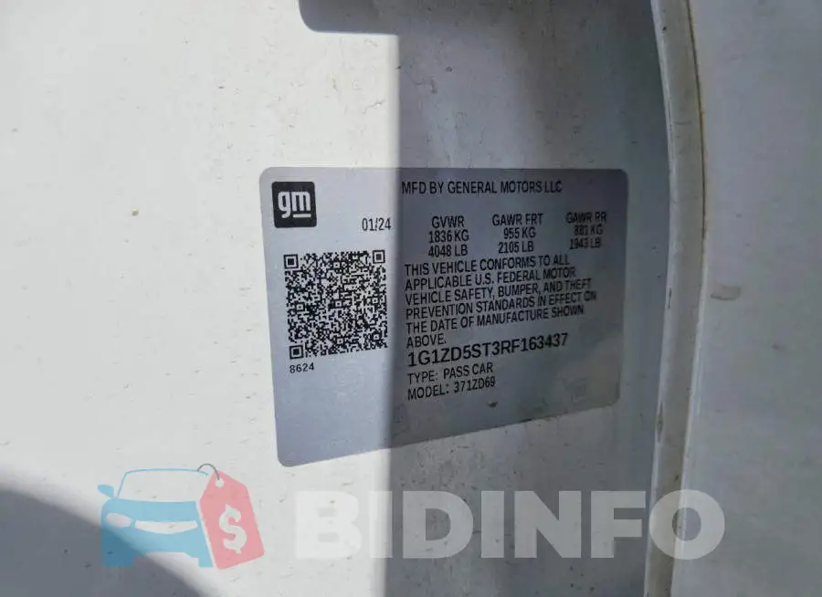 1G1ZD5ST3RF163437 Photo# 12