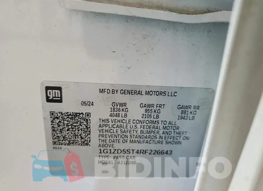 1G1ZD5ST4RF226643 Photo# 12