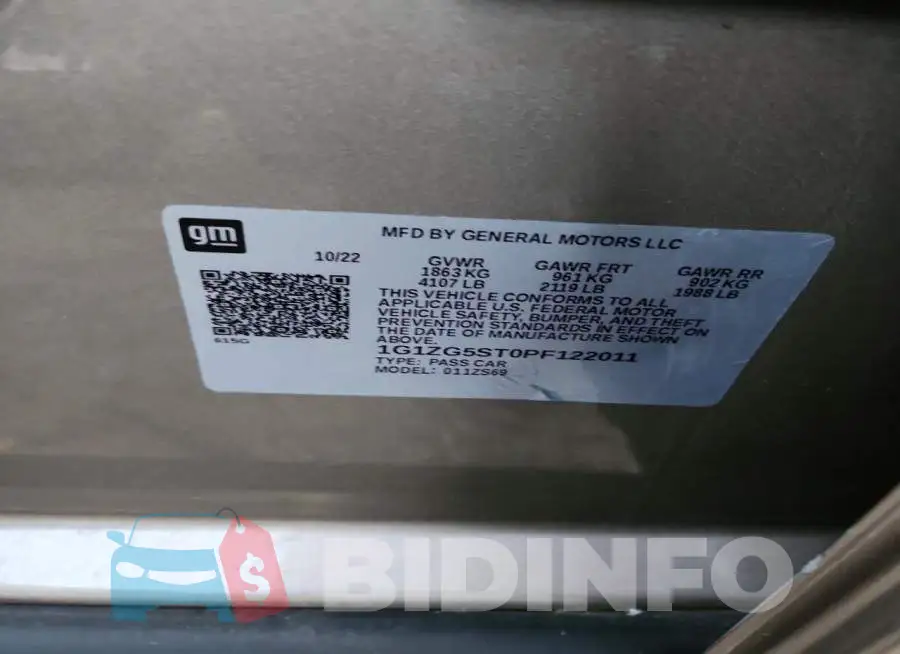 1G1ZG5ST0PF122011 Photo# 13