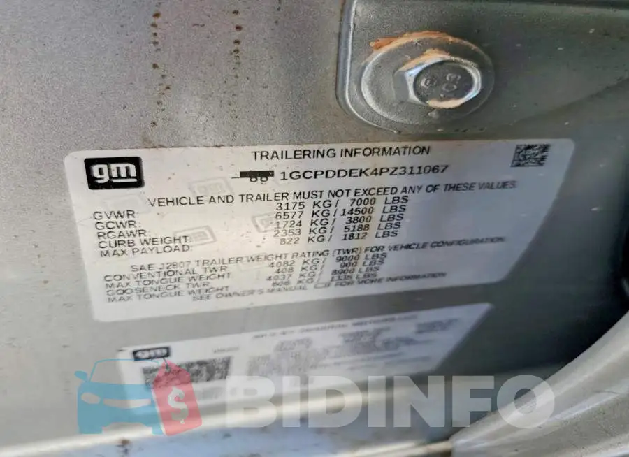 1GCPDDEK4PZ311067 Photo# 12