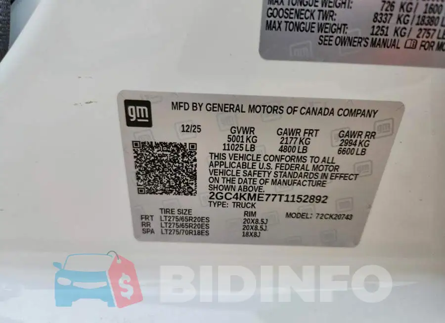 2GC4KME77T1152892 Photo# 12