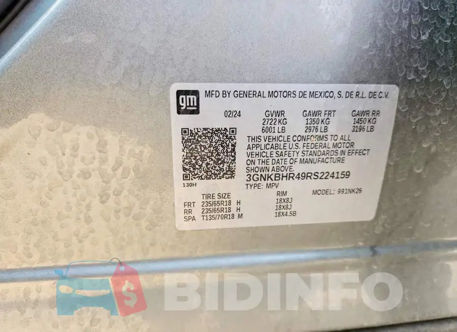 3GNKBHR49RS224159 Photo# 12