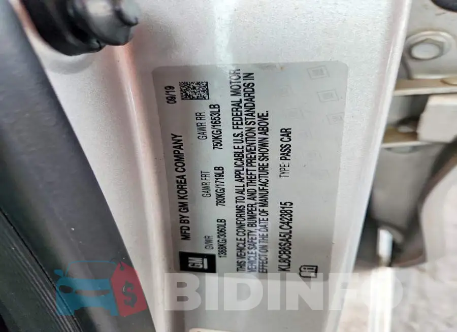 KL8CB6SA5LC423815 Photo# 12
