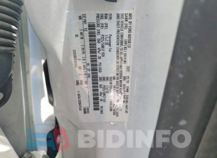 1FADP5AU8JL104785 Photo# 12