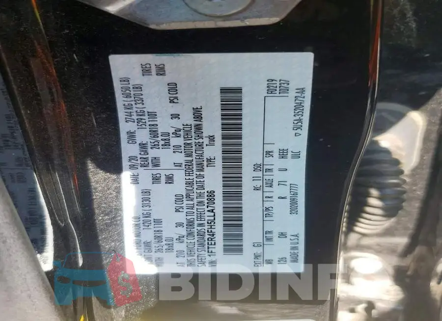 1FTER4FH5LLA70886 Photo# 12