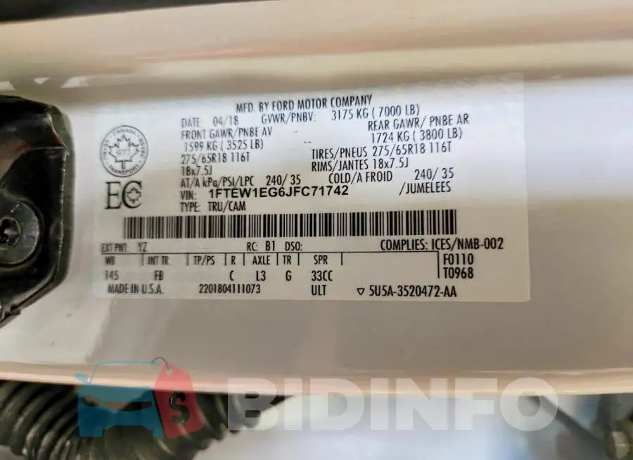 1FTEW1EG6JFC71742 Photo# 12