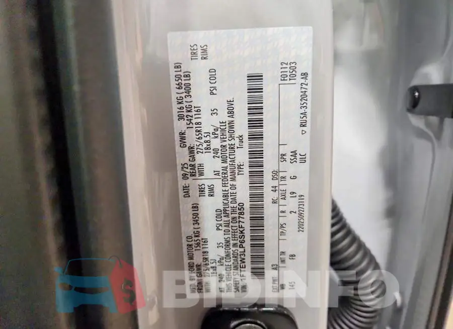 1FTEW3LP6SKF77850 Photo# 12