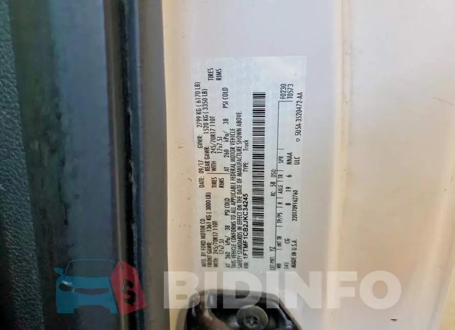 1FTMF1CB2JKC34245 Photo# 12