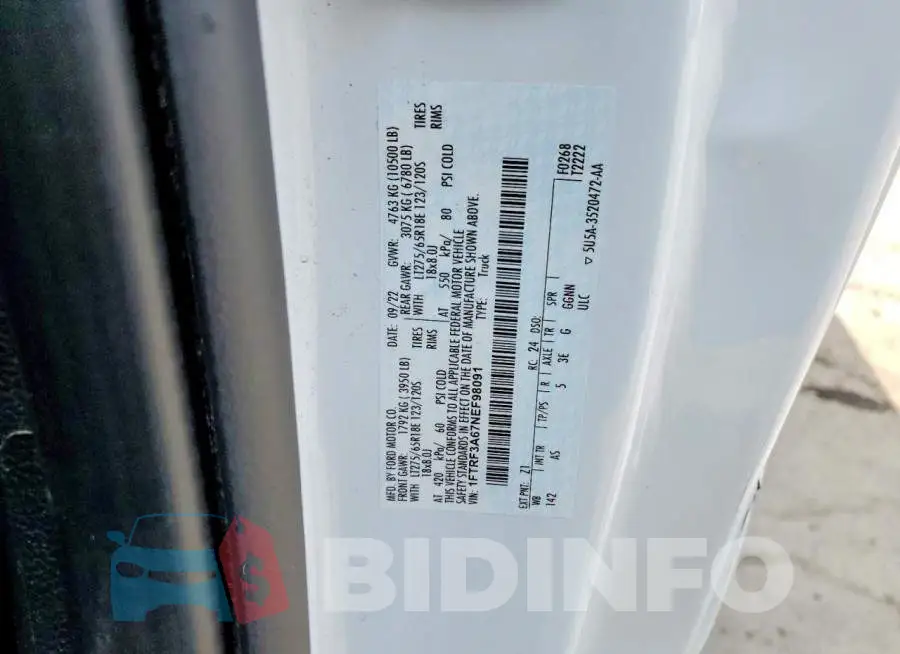 1FTRF3A67NEF98091 Photo# 12