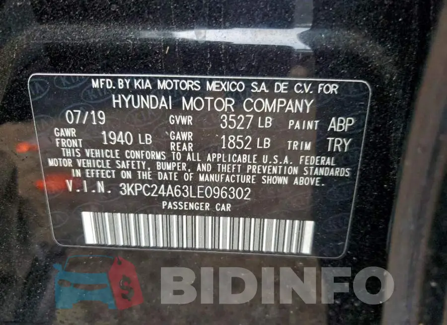 3KPC24A63LE096302 Photo# 12