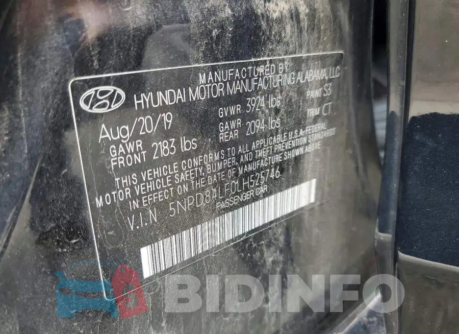 5NPD84LF0LH525746 Photo# 13