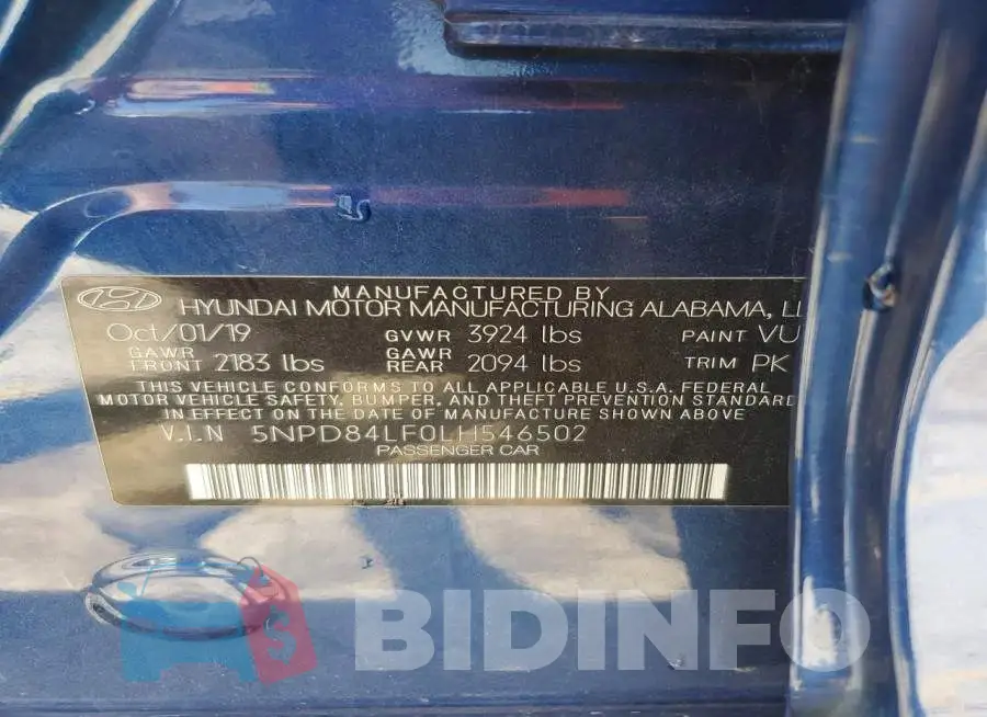 5NPD84LF0LH546502 Photo# 12