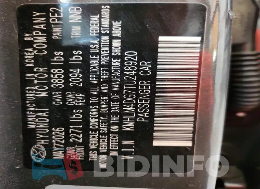 KMHLM4DG7TU248920 Photo# 12