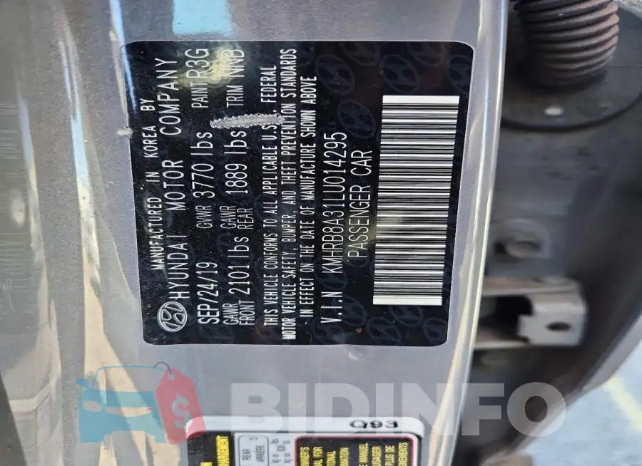 KMHRB8A31LU014295 Photo# 12