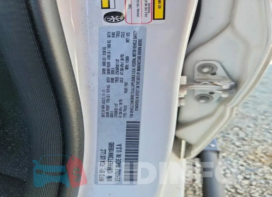1C6RREFT3NN186985 Photo# 13