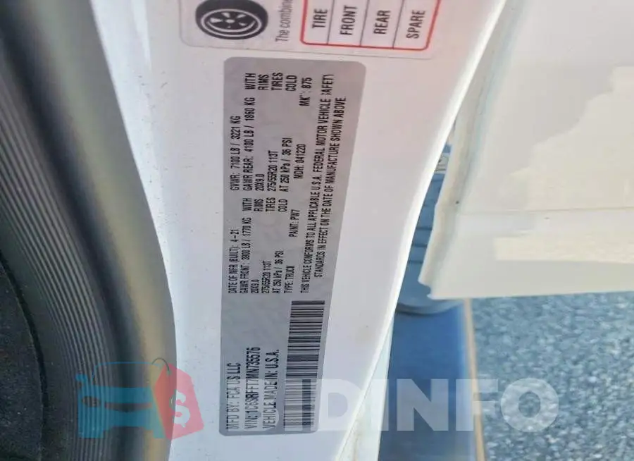 1C6SRFFT7MN735576 Photo# 12