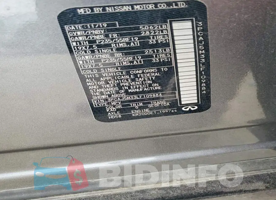 3PCAJ5M33LF109884 Photo# 14