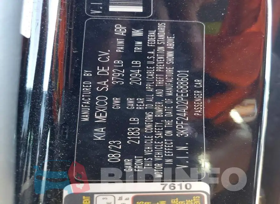 3KPF24AD2PE688601 Photo# 13